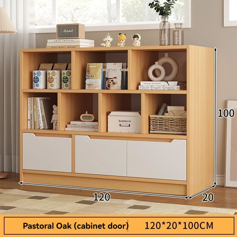 Floor-to-Ceiling Bookshelf | Multi-layer Storage Display Cabinet