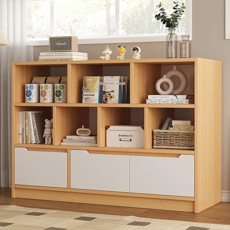 Floor-to-Ceiling Bookshelf | Multi-layer Storage Display Cabinet