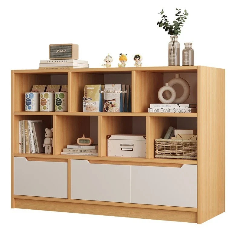 Floor-to-Ceiling Bookshelf | Multi-layer Storage Display Cabinet