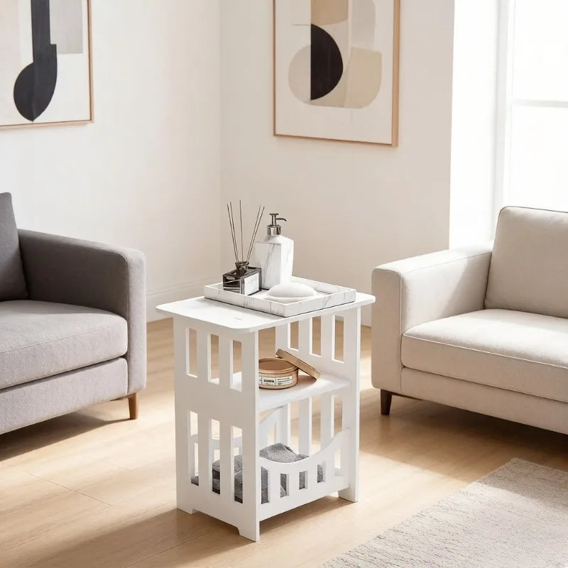 Modern Bedside Table | Sofa Side Table & Nightstand for Living Room