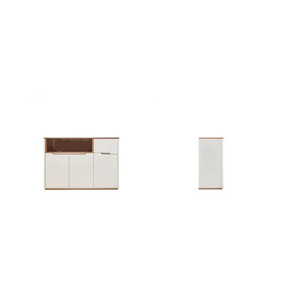 Modern Chinese Style Living Room Cabinet | Elegant Storage Bookcase with Drawers