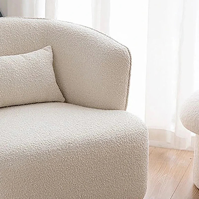 French Aesthetic Upholstered Sofa | Elegant Luxury Living Room Couch