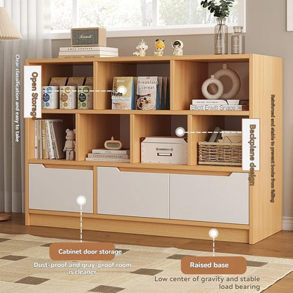 Floor-to-Ceiling Bookshelf | Multi-layer Storage Display Cabinet