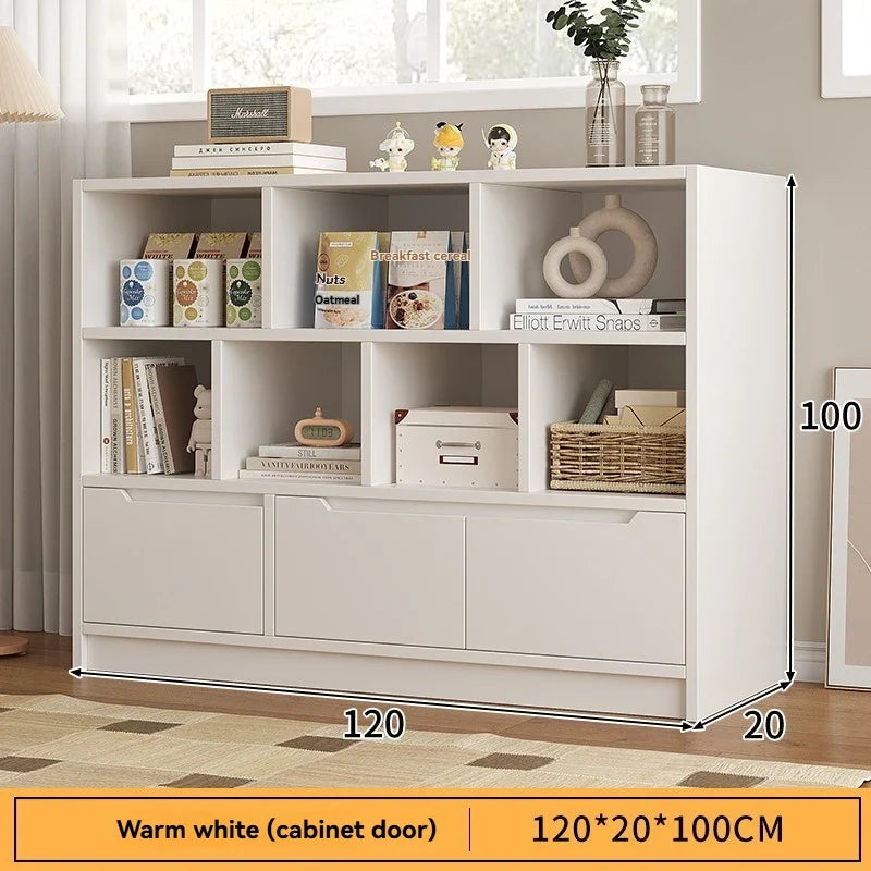 Floor-to-Ceiling Bookshelf | Multi-layer Storage Display Cabinet