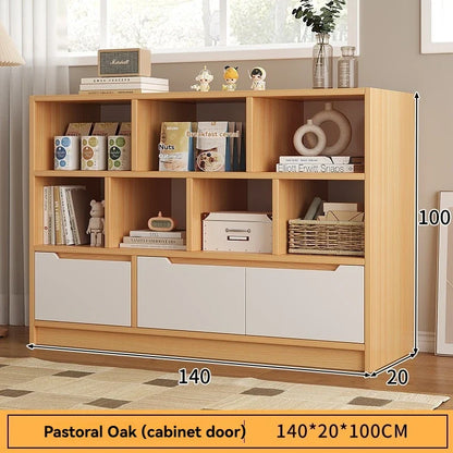 Floor-to-Ceiling Bookshelf | Multi-layer Storage Display Cabinet